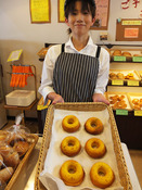山口・阿知須の「くりまさるの焼きドーナツ」人気に－地元特産カボチャ使用