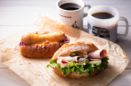 白井屋ザ・ベーカリー　今月のパン　「ジャンボンブランとバターのサンドイッチ」「SBドッグ」新発売